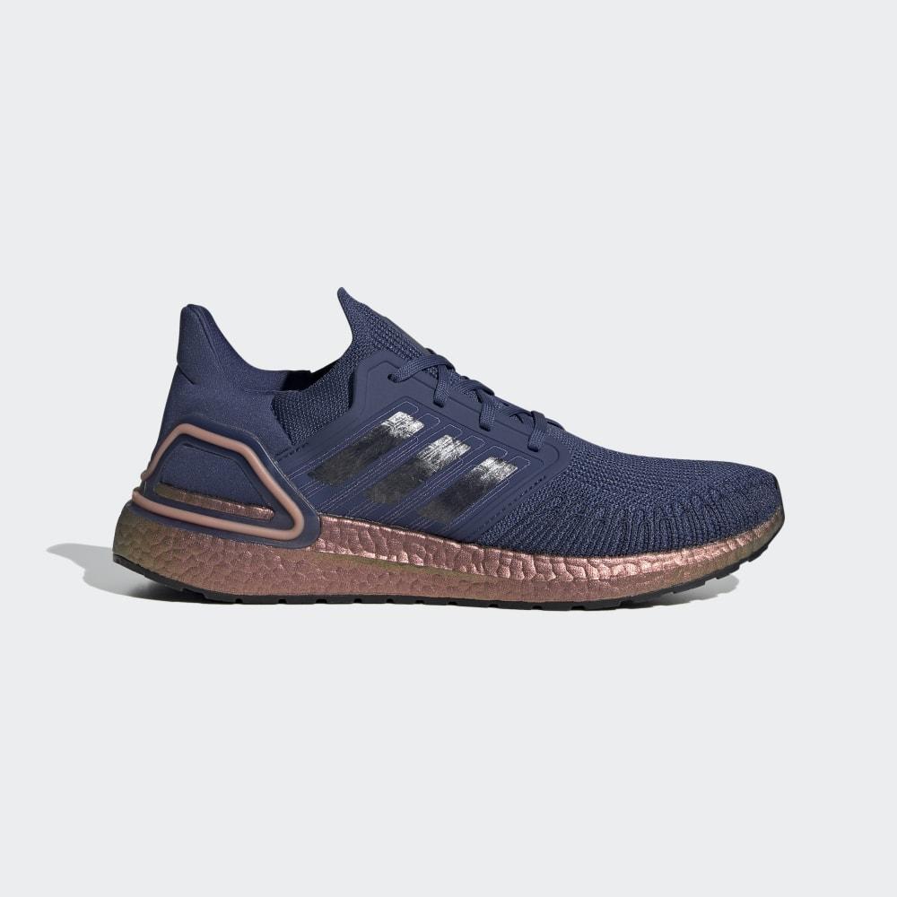 Adidas Men's Ultraboost 20 Running Shoes Indigo/Coral Ireland FV4394